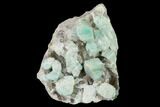 Amazonite Crystal Cluster with Smoky Quartz - Colorado #168076-1